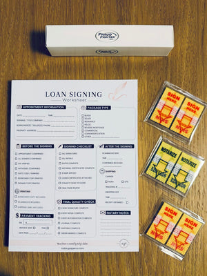 How to organize a loan signing package