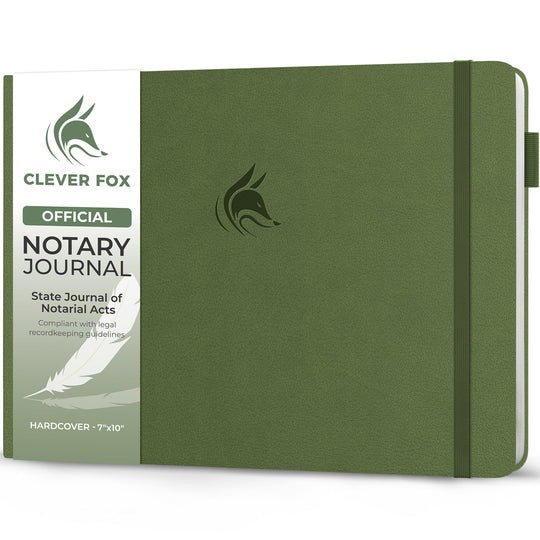 Clever Fox Notary Journal