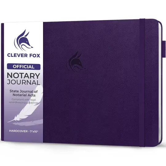 Clever Fox Notary Journal