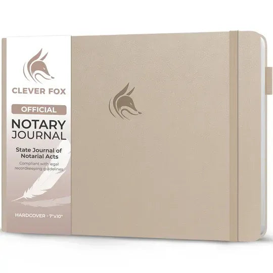 Clever Fox Notary Journal