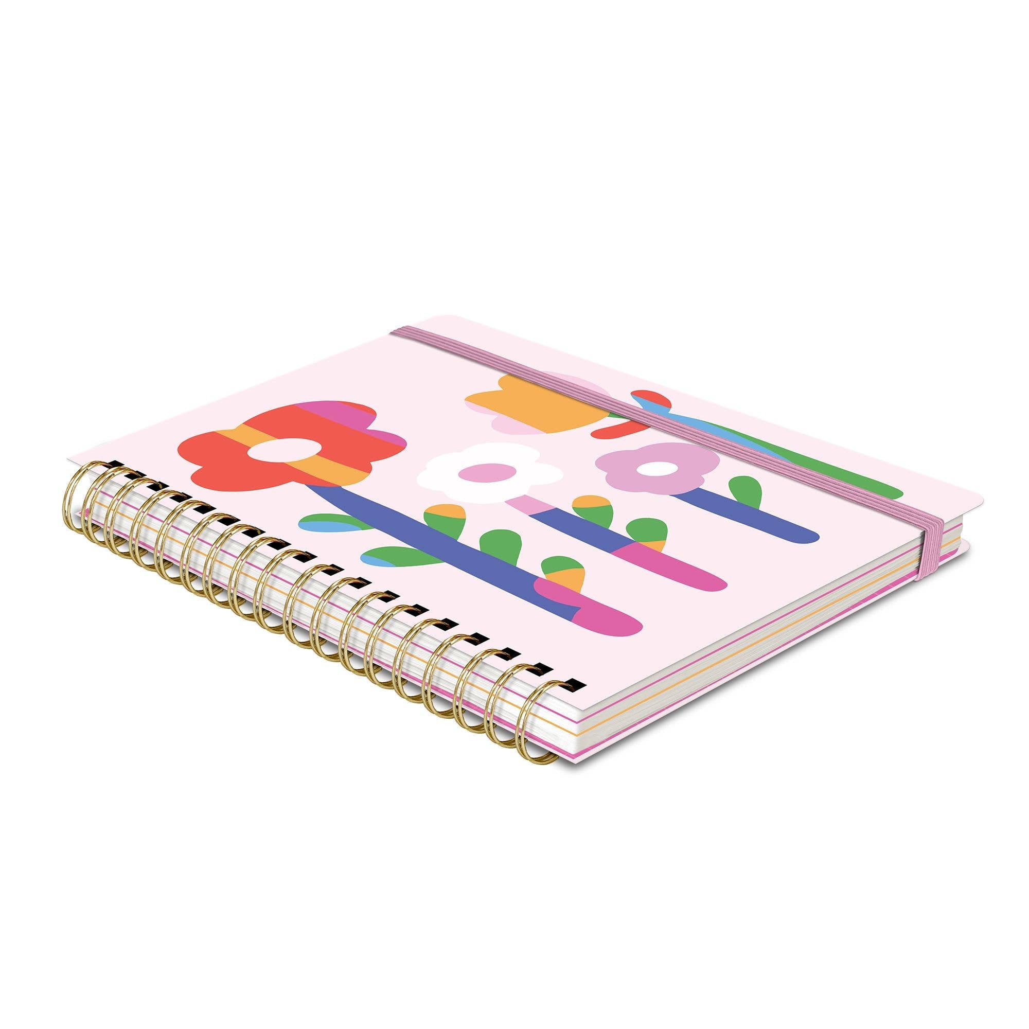 Faire Flowers Undated Tri-Tab Planner
