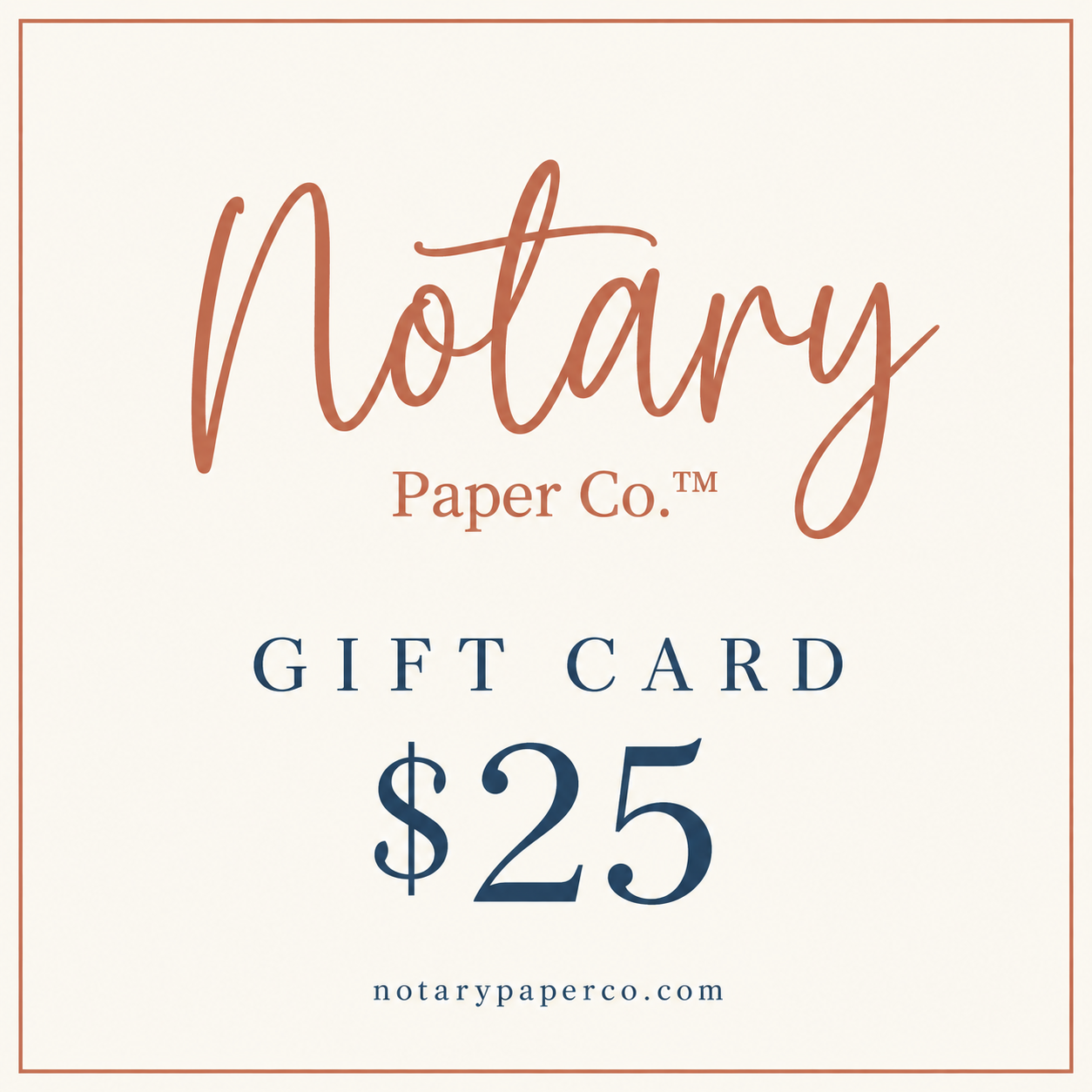 Notary Paper Co. Gift Card