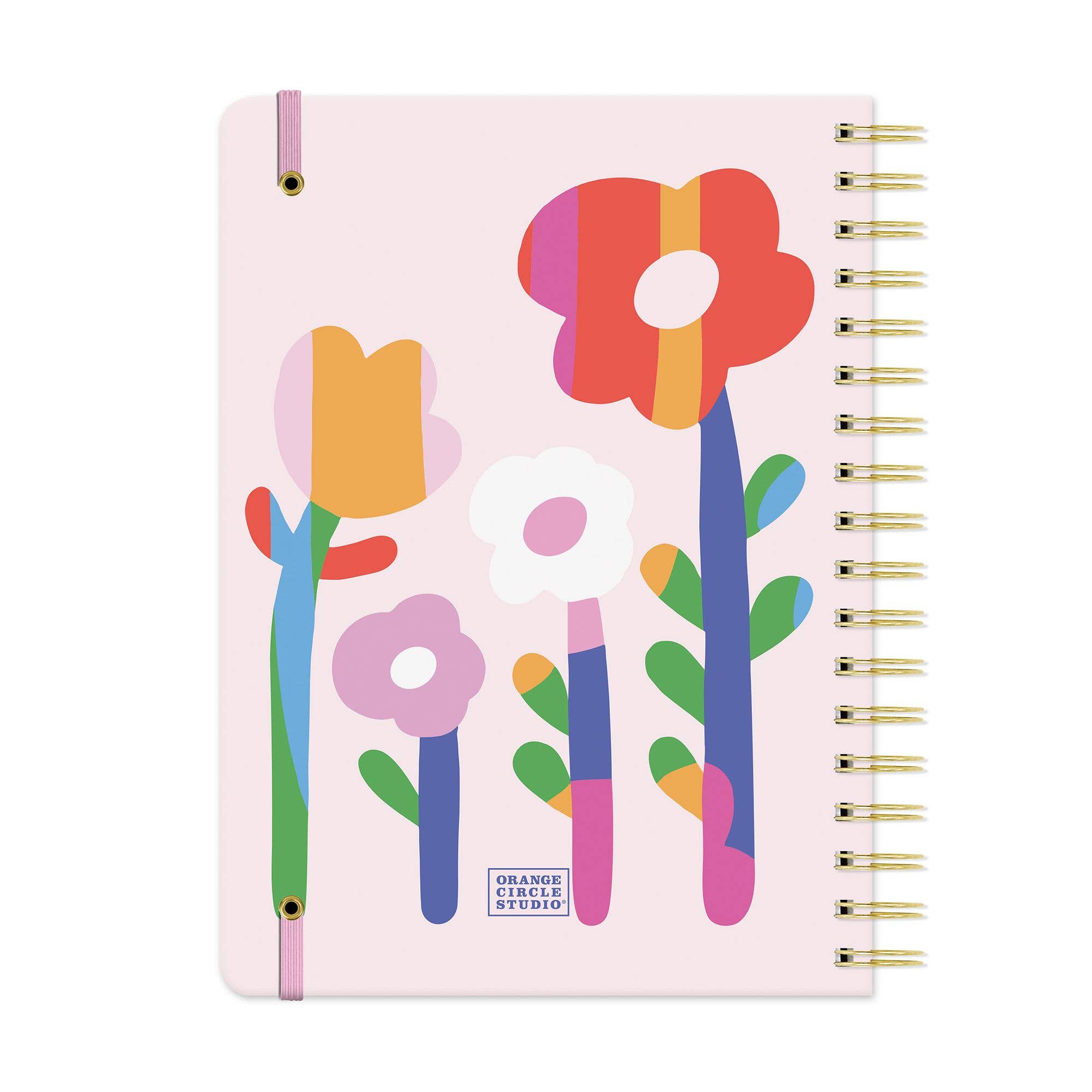 Faire Flowers Undated Tri-Tab Planner