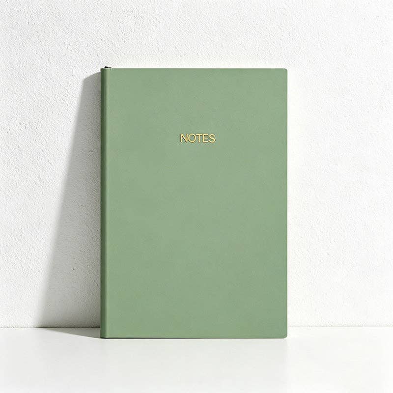 Premium A5 Morandi Softcover Notebook - Minimalist Lined Journal
