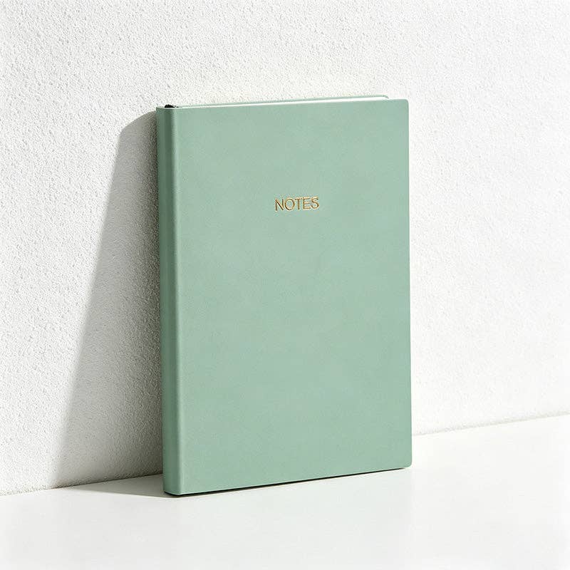 Premium A5 Morandi Softcover Notebook - Minimalist Lined Journal