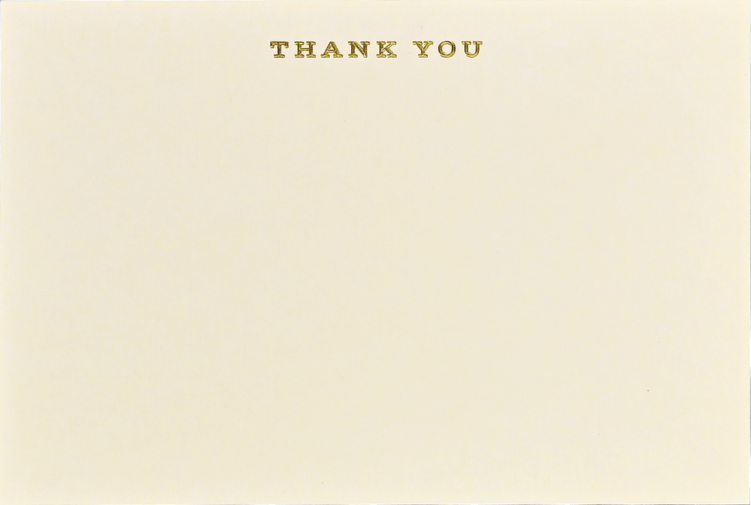 Thank You Correspondence Cards