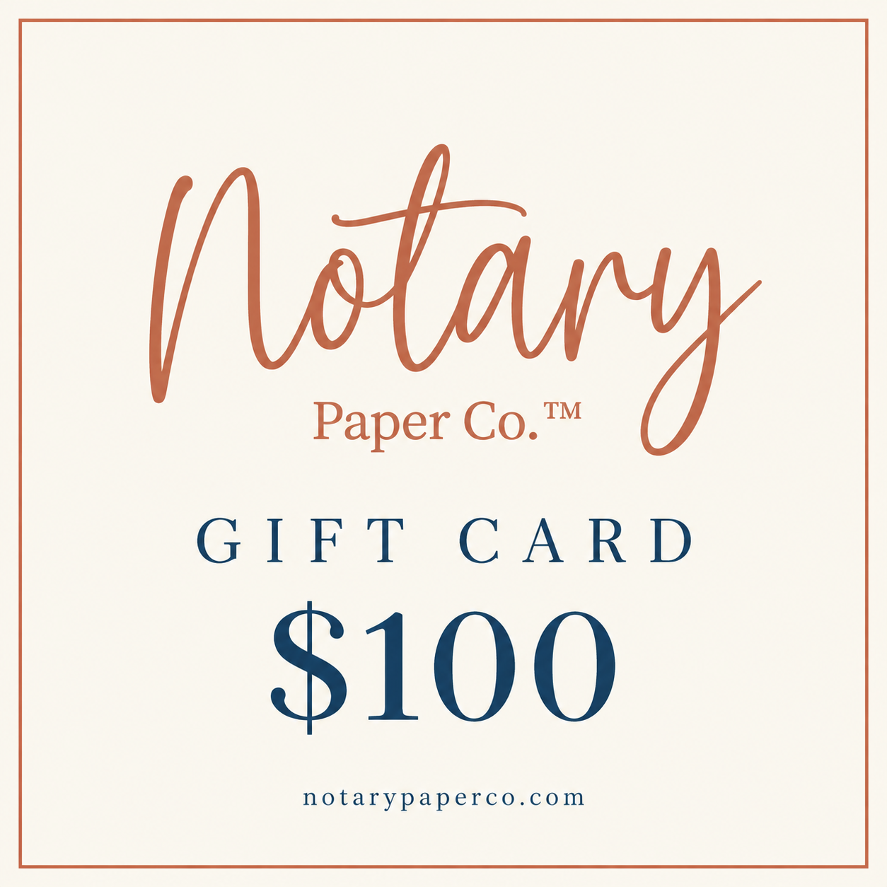 Notary Paper Co. Gift Card