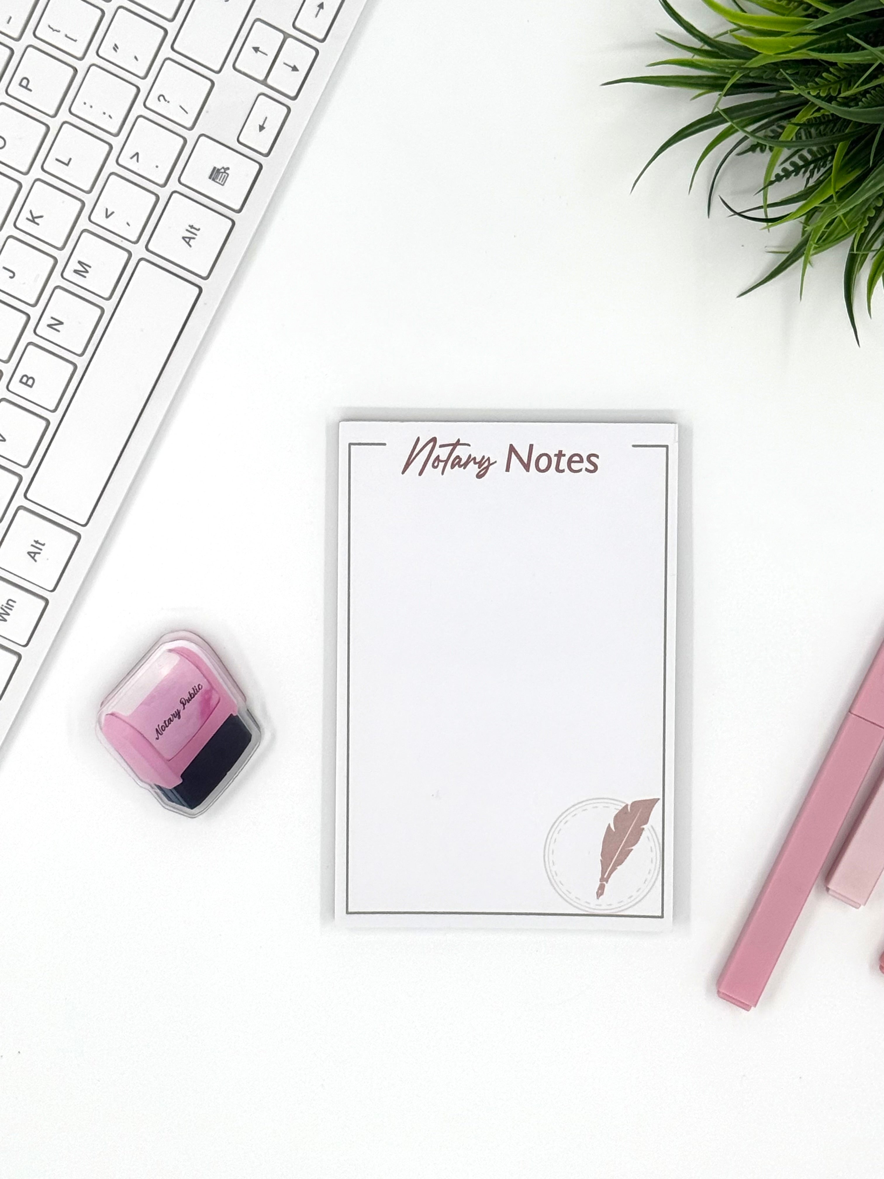 Notary Notes Notepad