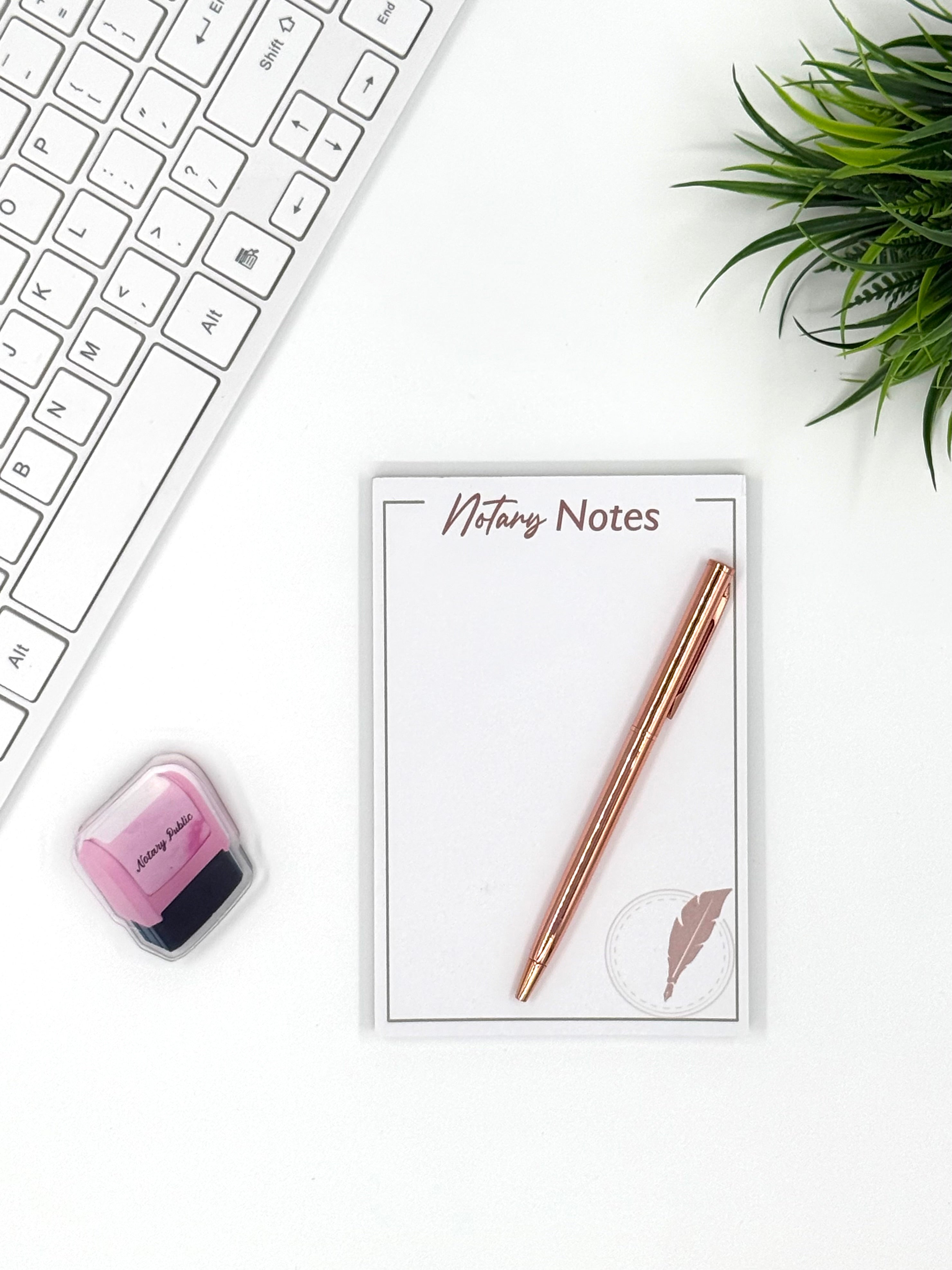 Notary Notes Notepad