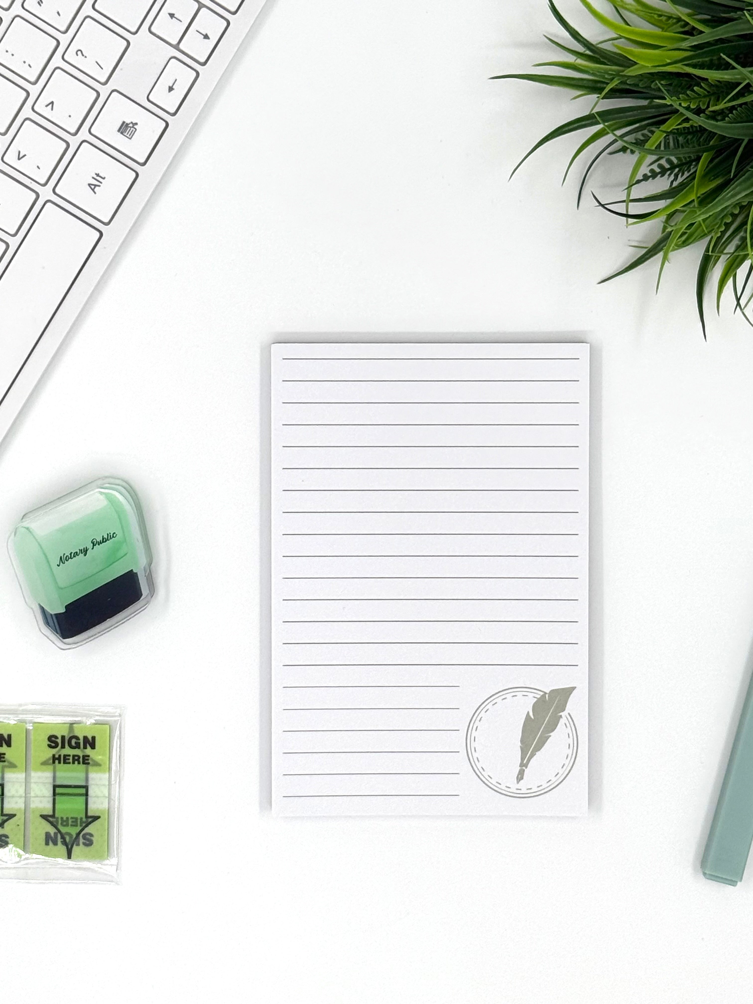 Lined Notary Notepad