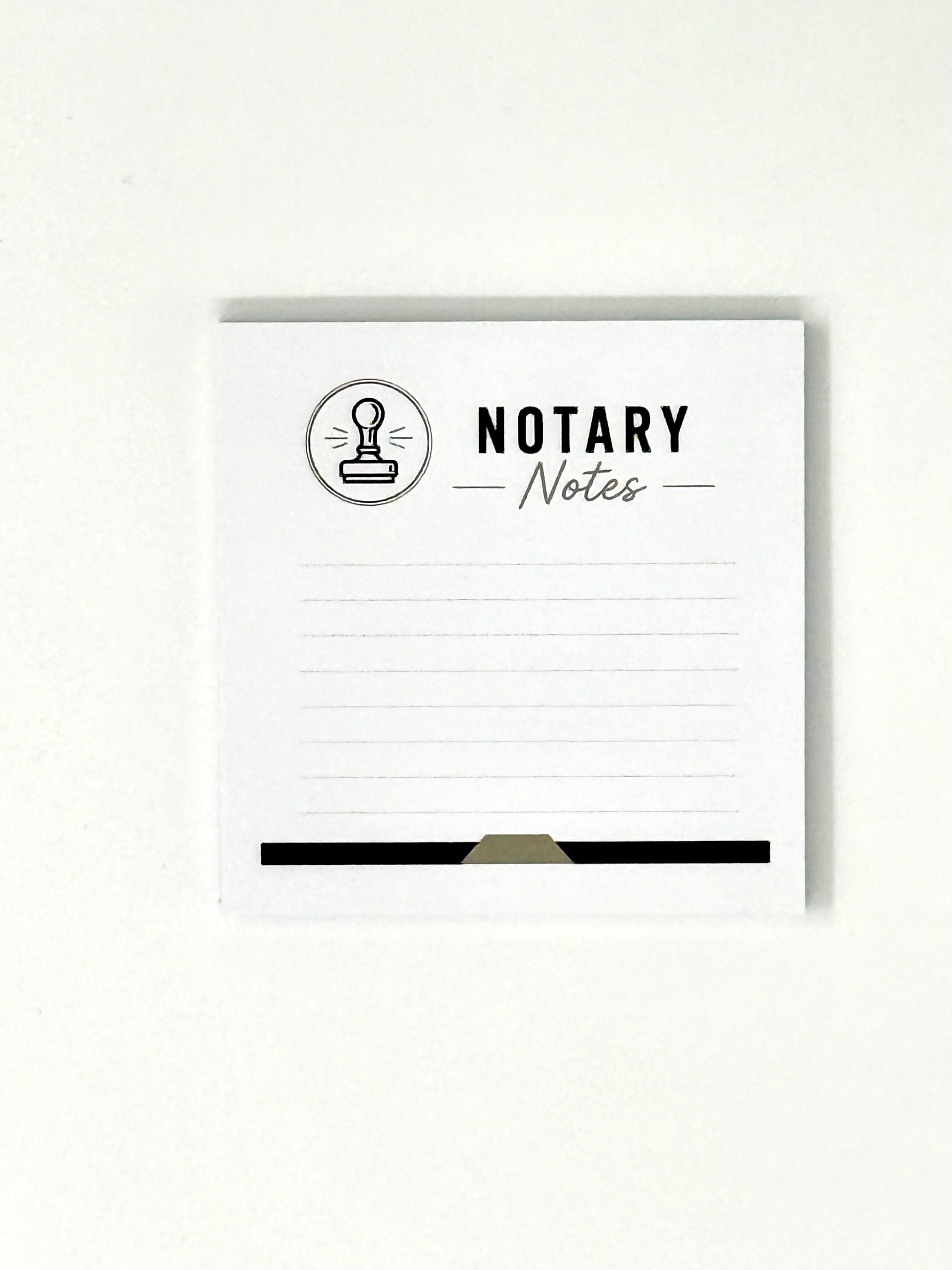 Mini Notary Sticky Notepads