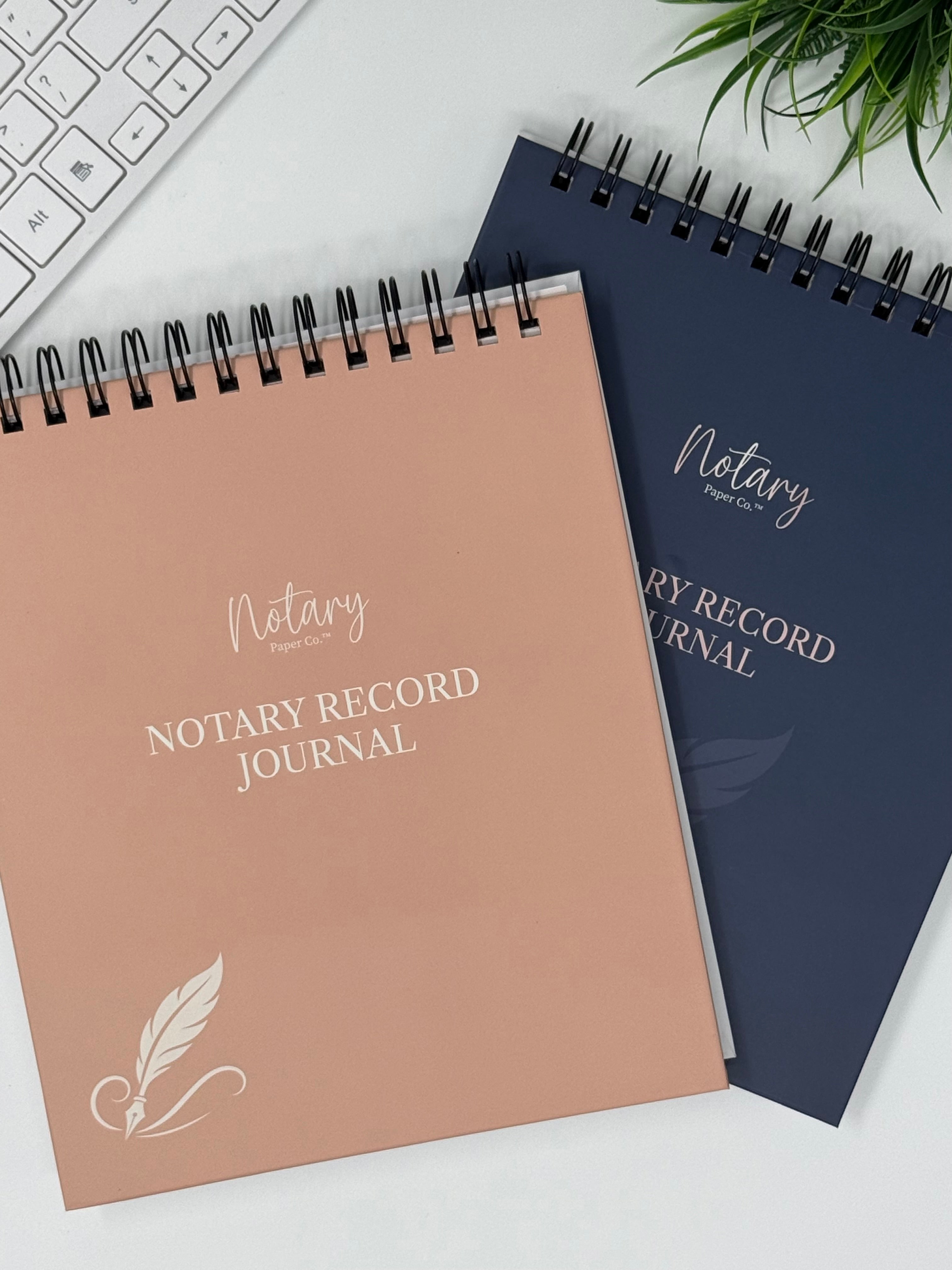 Notary Record Journal – Navy