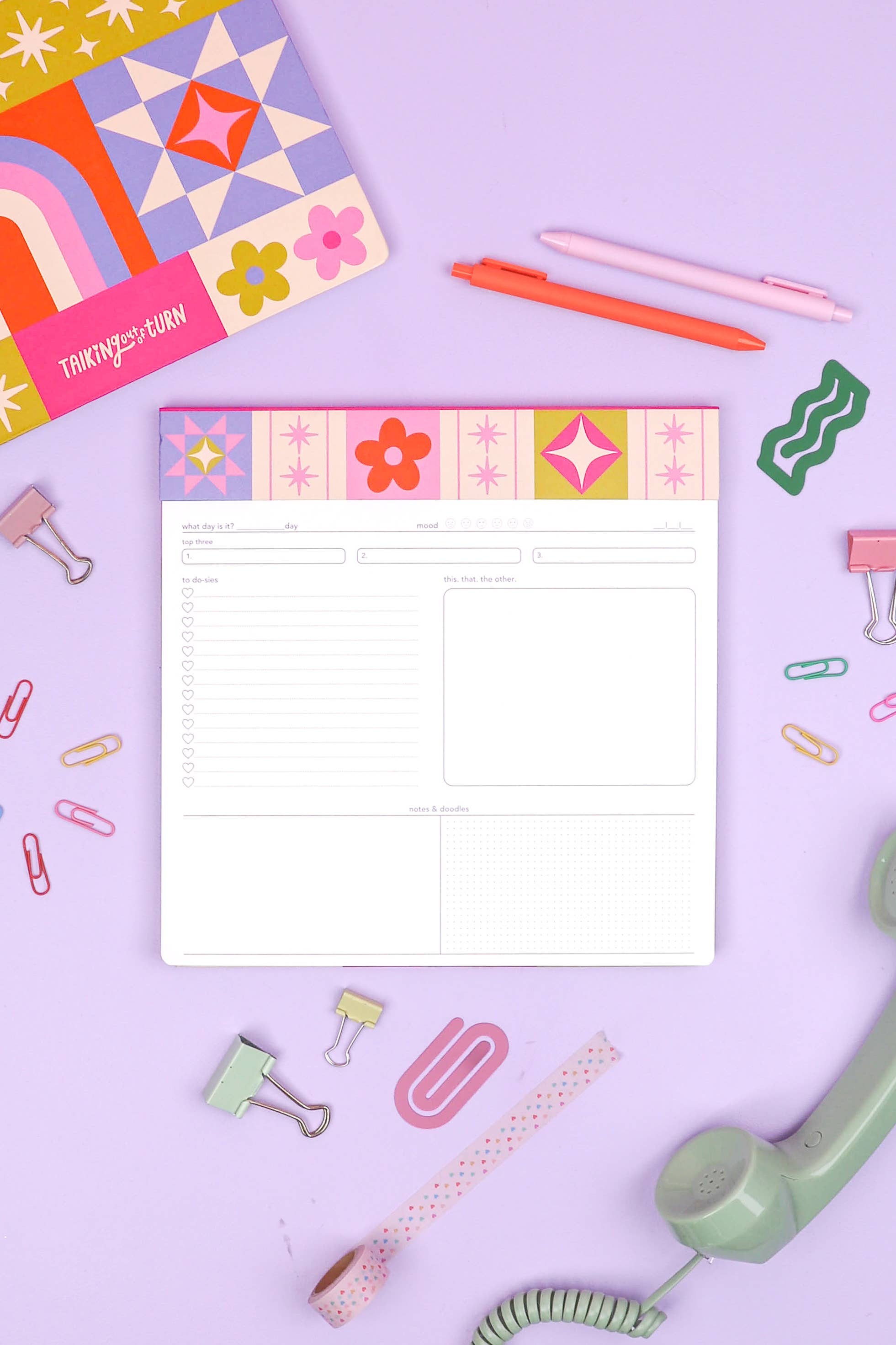 Tearaway Desk Pad, Paper Pal