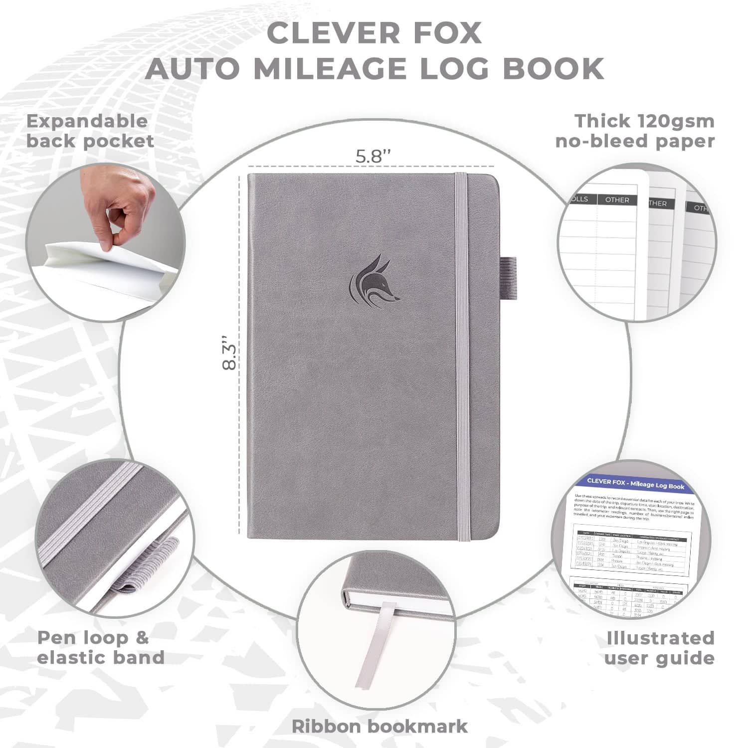 Auto Mileage Log Book