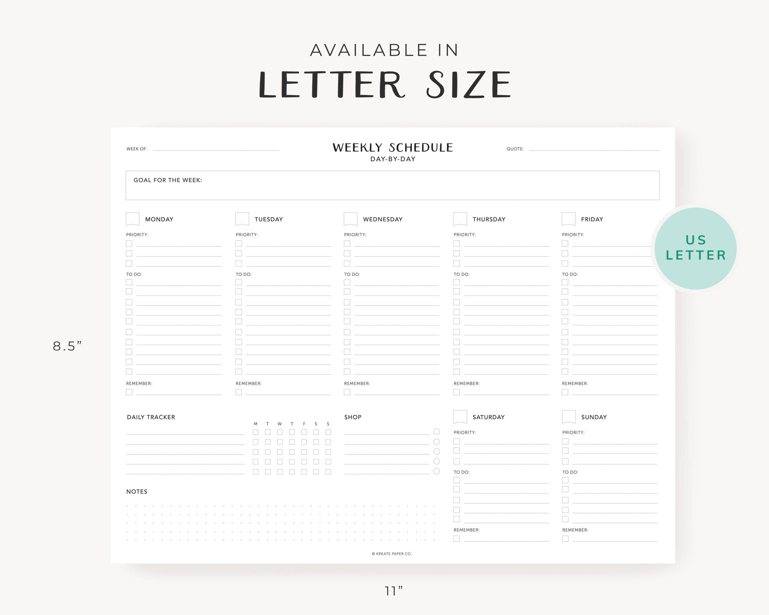 Weekly Planner Notepad, Weekly Planners, Best Selling